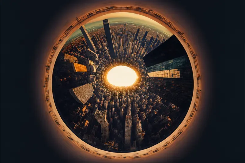 Fisheye City Skylines