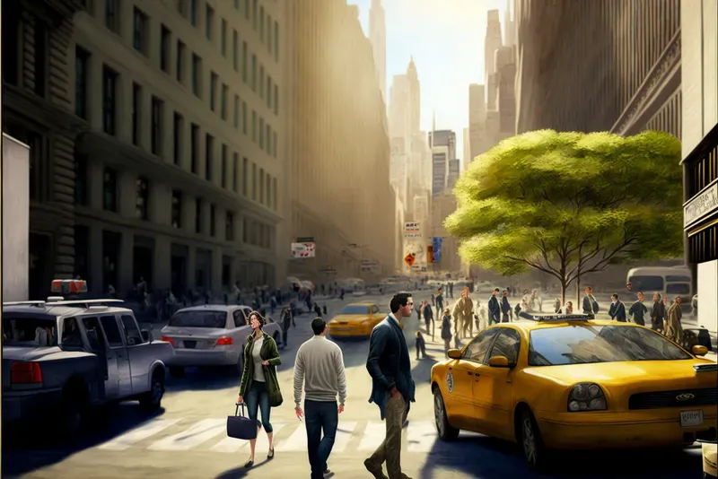 Walking Through Urban Environments