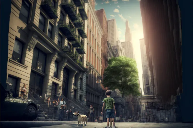 Walking Through Urban Environments
