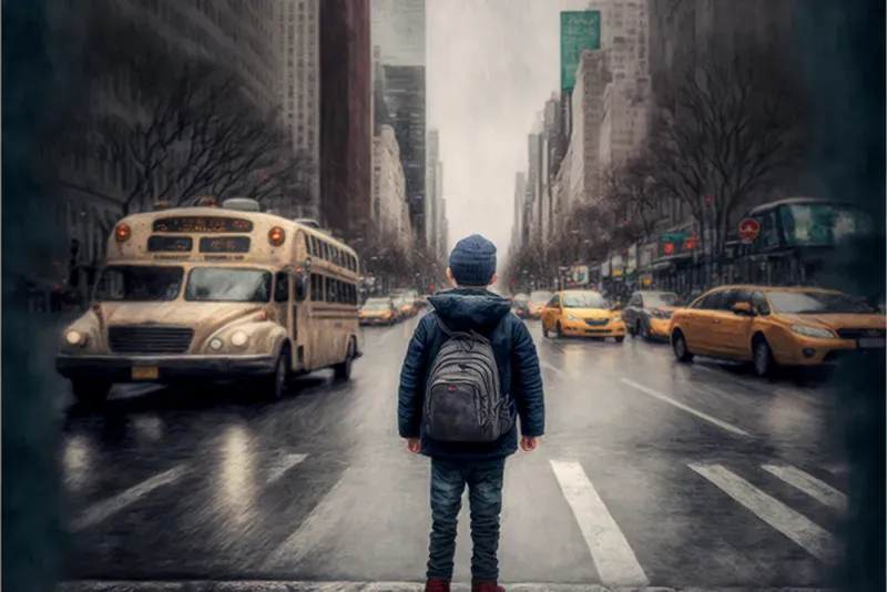 Walking Through Urban Environments