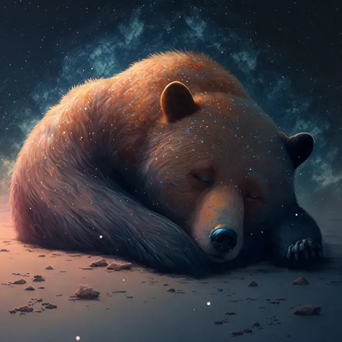 Animal Under The Starry Sky Illustrations