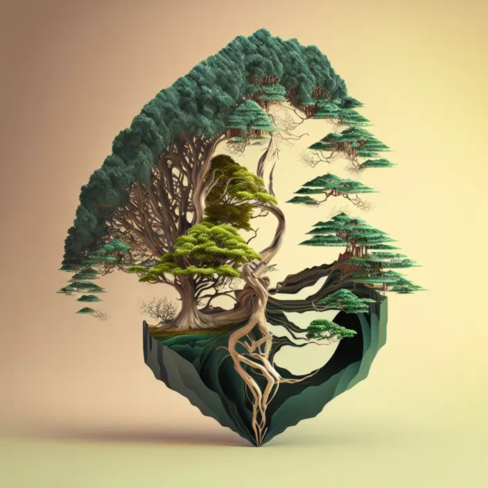 Impossible Bonsai Illustrations
