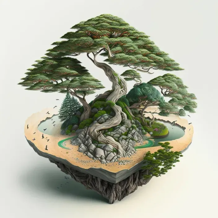Impossible Bonsai Illustrations