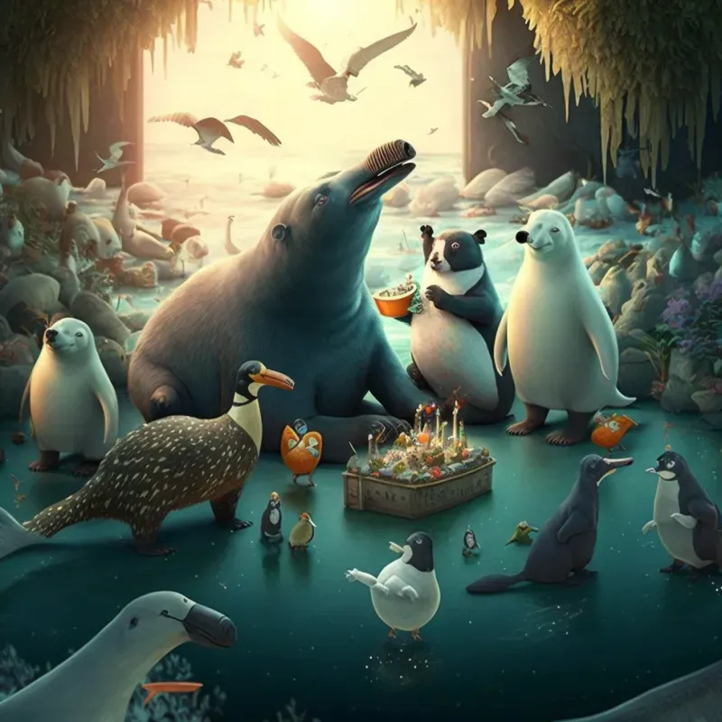 Animal Family Gatherings