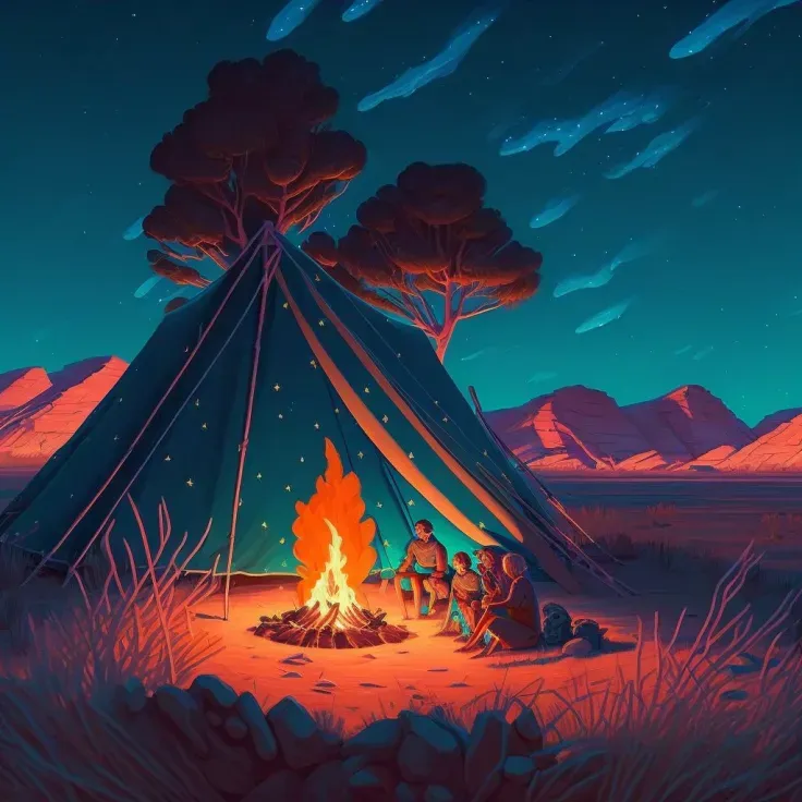 Camping In The Dark