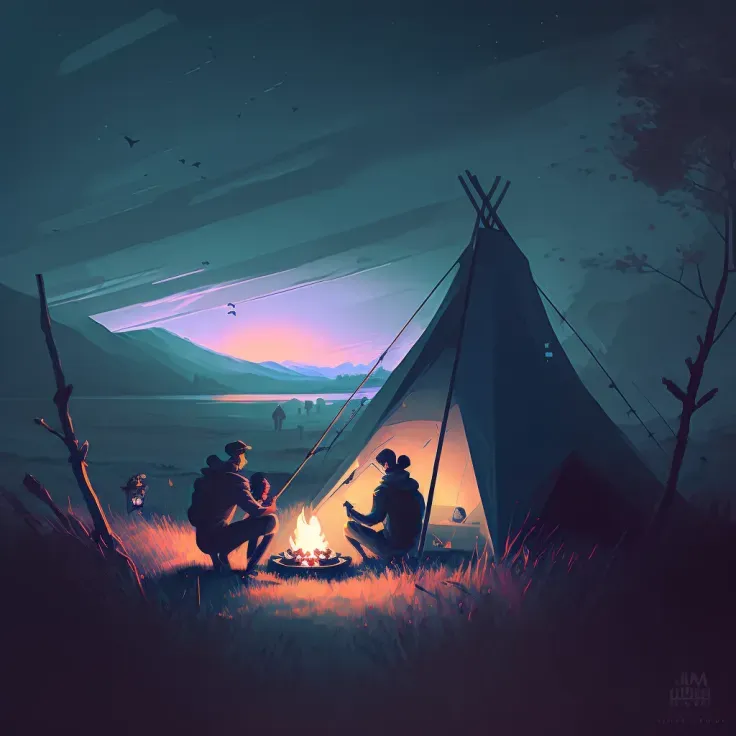 Camping In The Dark
