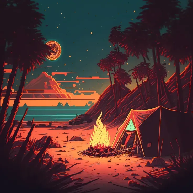 Camping In The Dark