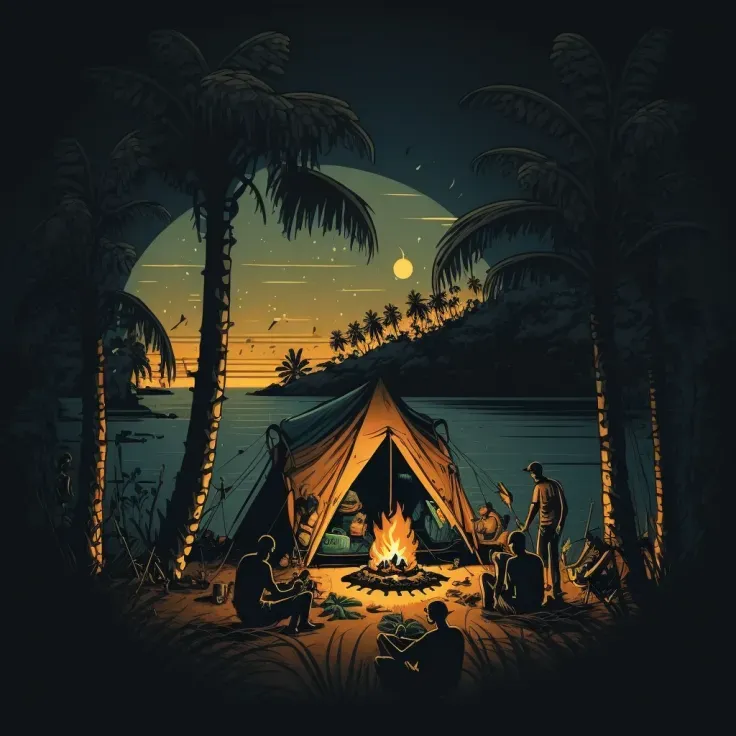 Camping In The Dark