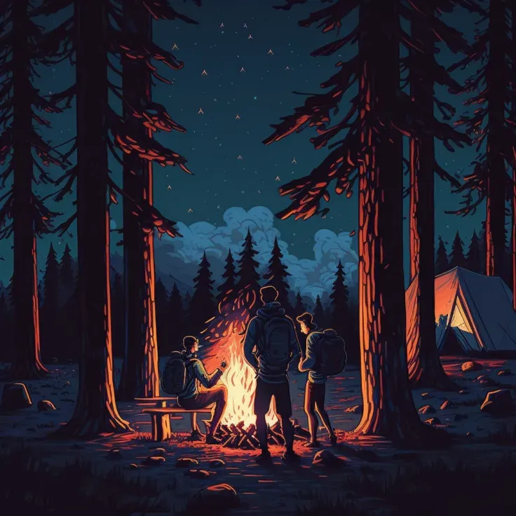 Camping In The Dark