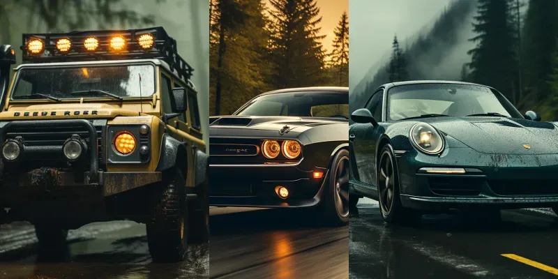 Cinematic Car Photography generated by undefined