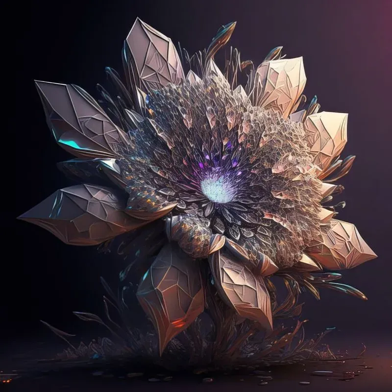 Futuristic Alien Flowers