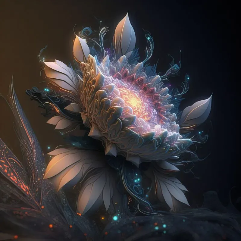 Futuristic Alien Flowers