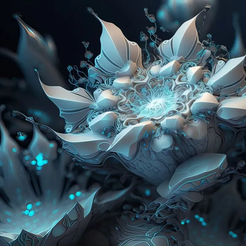 Futuristic Alien Flowers