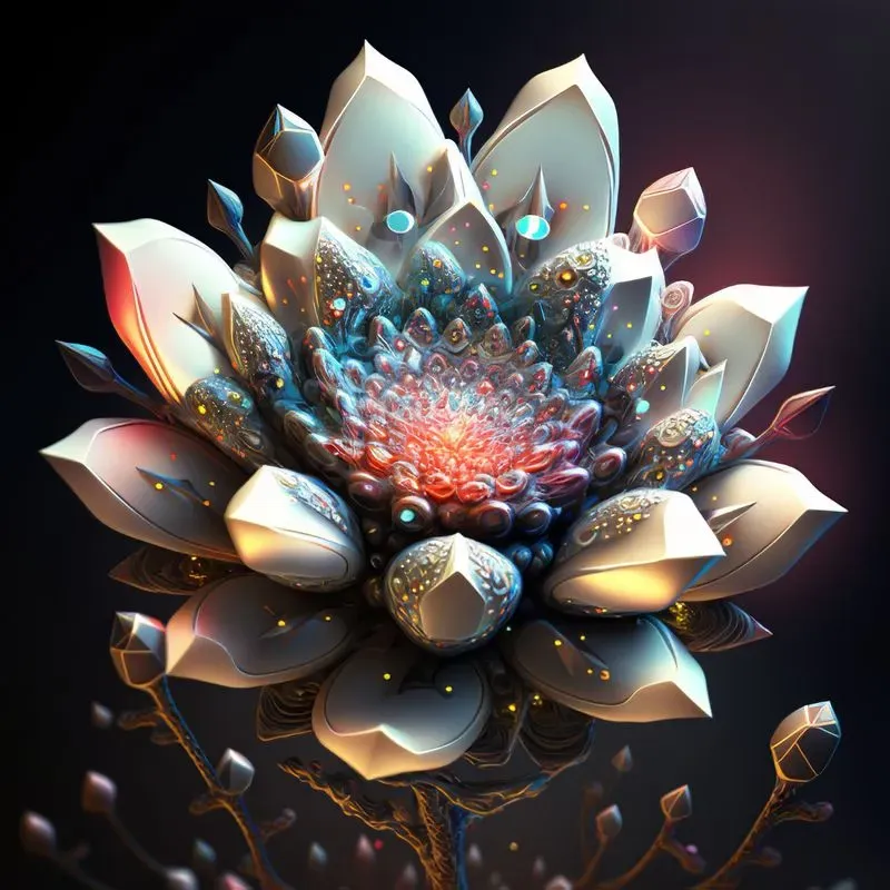 Futuristic Alien Flowers