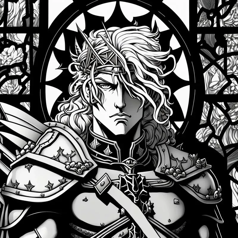 Manga Queens And Kings Coloring Book