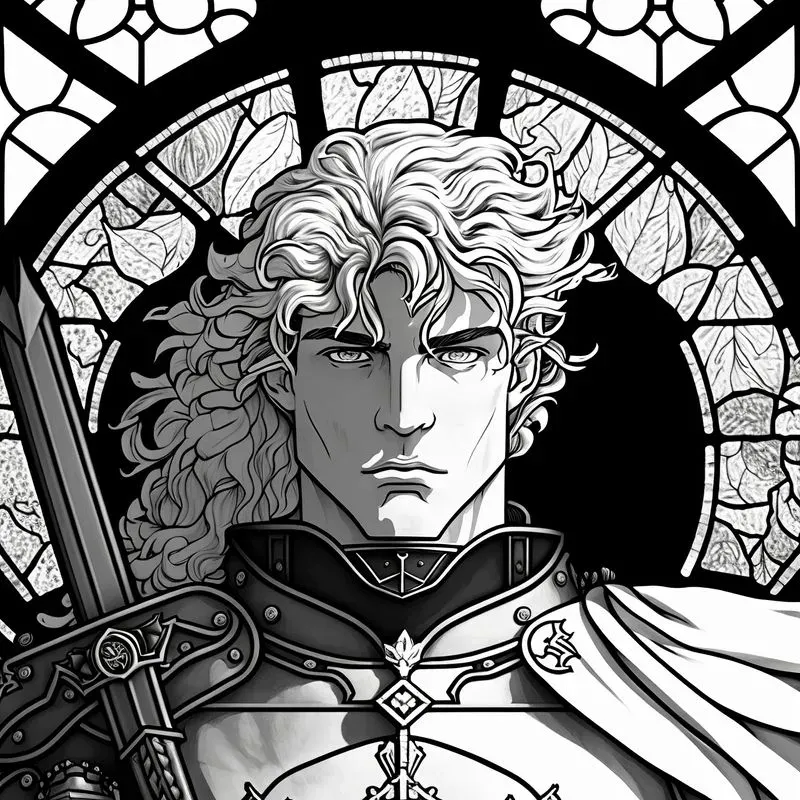 Manga Queens And Kings Coloring Book