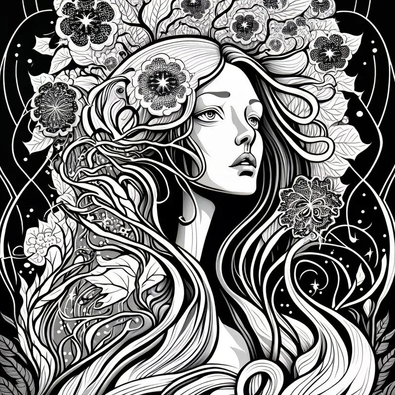 Trippy Psychedelic Adult Coloring Book