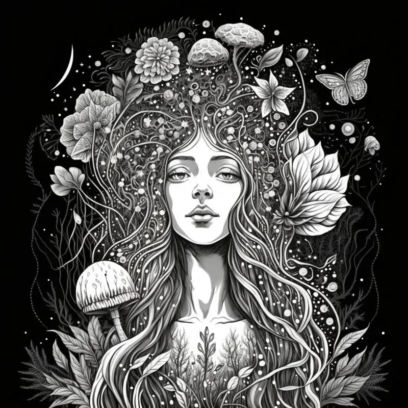 Trippy Psychedelic Adult Coloring Book