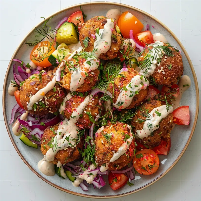 Chaotic And Creative Looking Meals