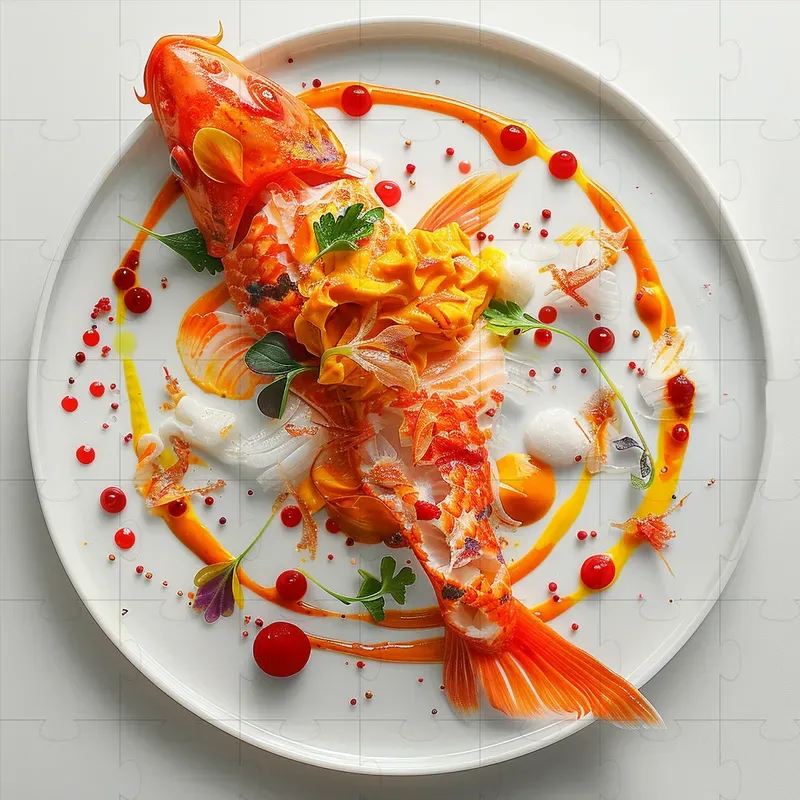 Chaotic And Creative Looking Meals