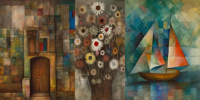 Klee Style Paintings generated by undefined