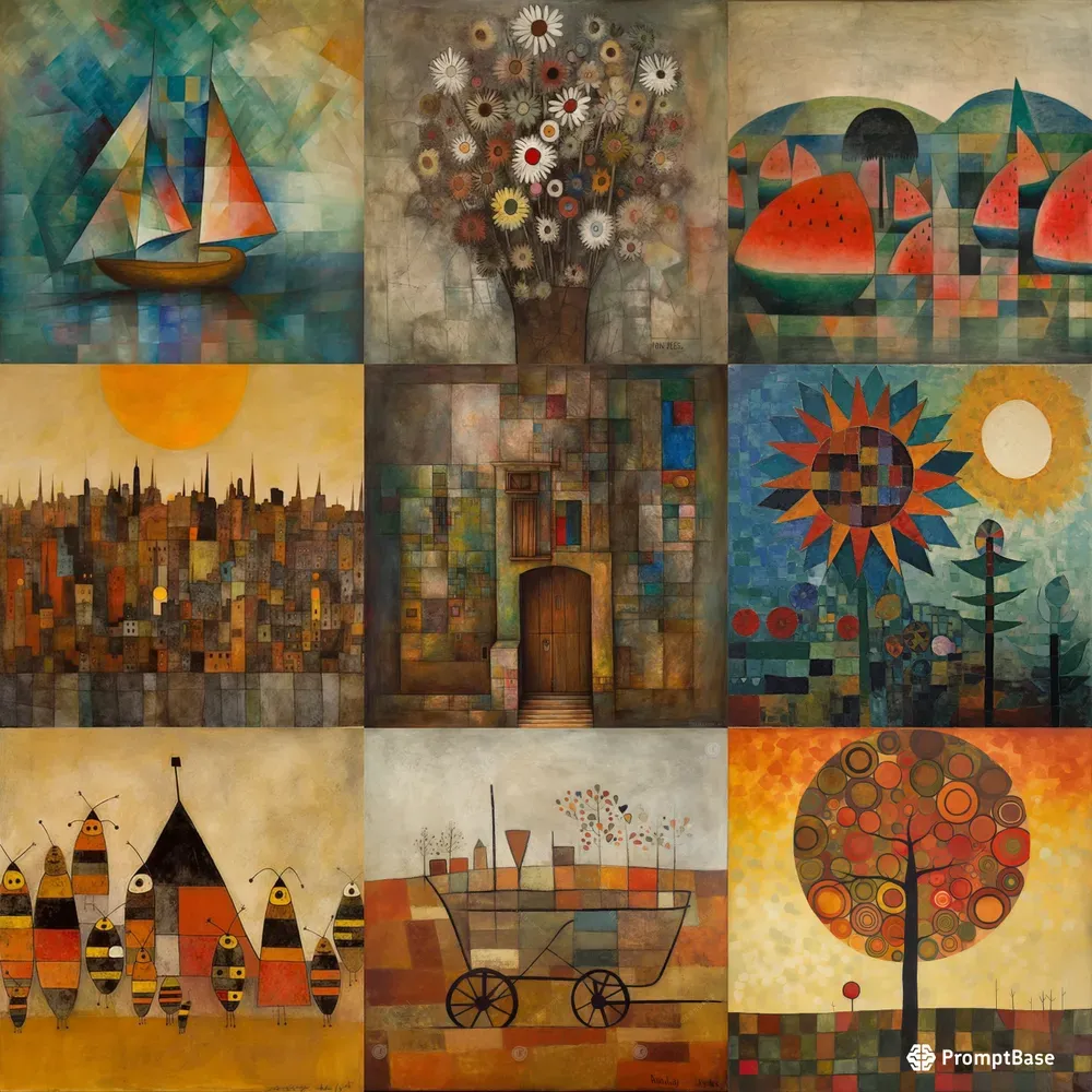 Klee Style Paintings