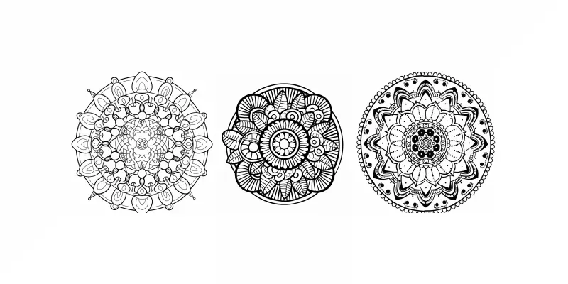 Coloring Mandala Themes generated by undefined