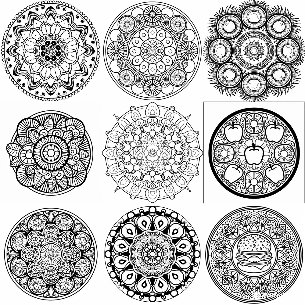 Coloring Mandala Themes