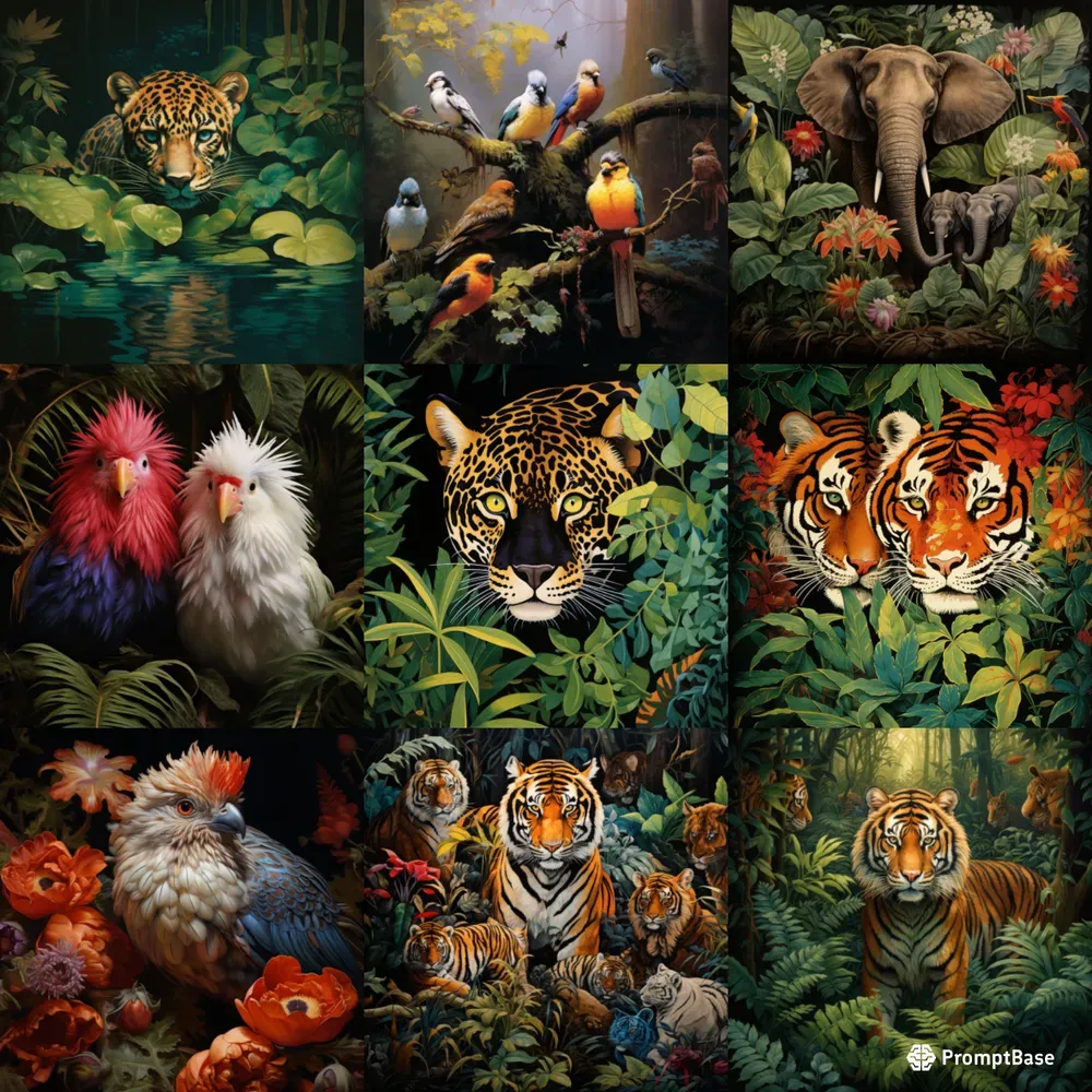 Sumptuous Exotic Animals