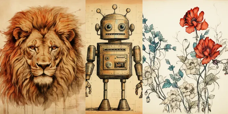 Vintage Artworks generated by undefined