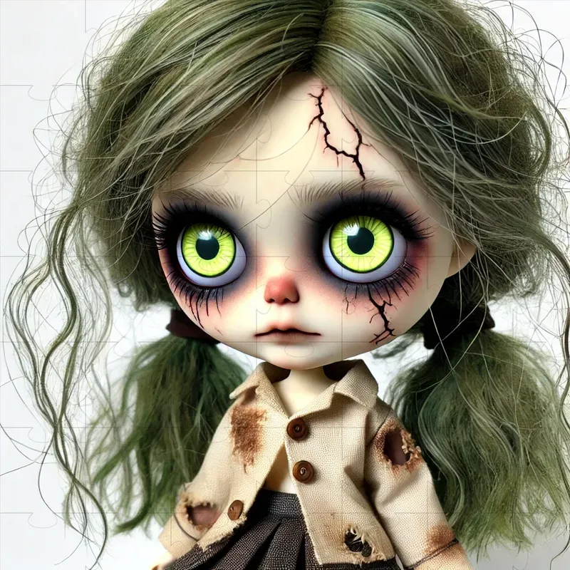 Cute Creepy Halloween Dolls
