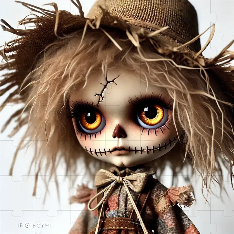 Cute Creepy Halloween Dolls