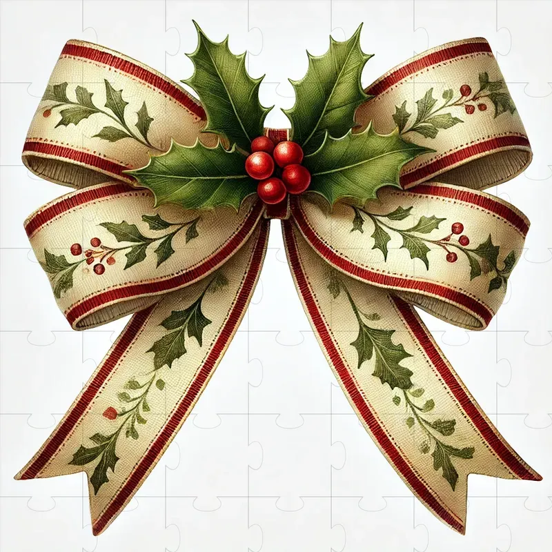Vintage Watercolor Christmas Bow Designs