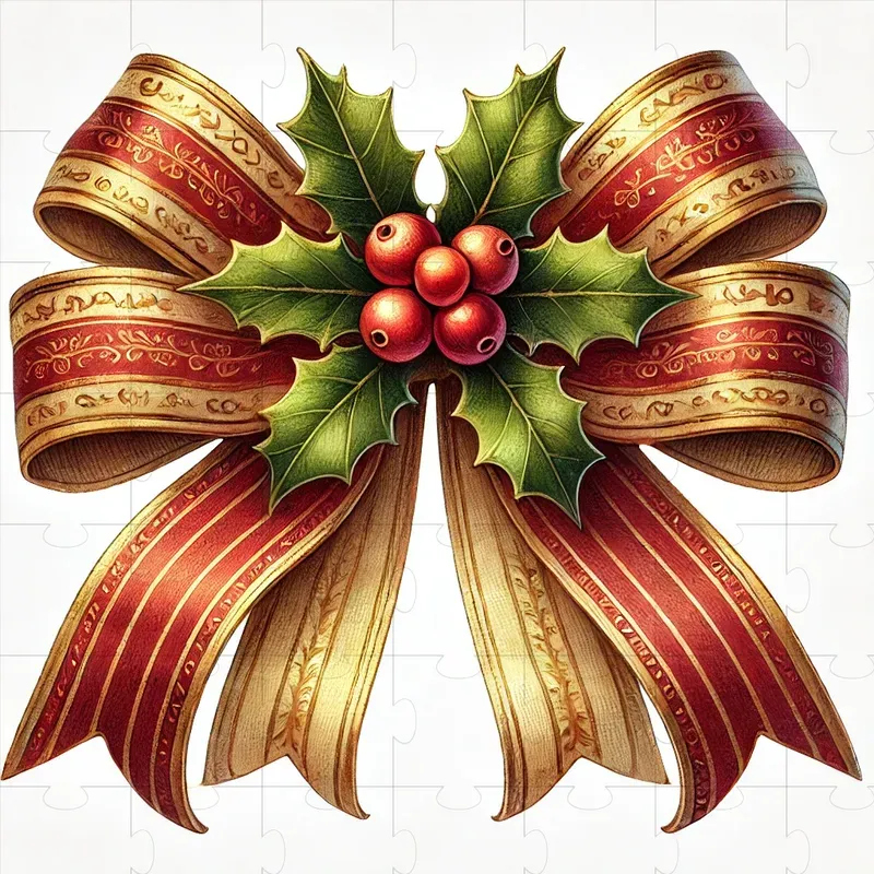 Vintage Watercolor Christmas Bow Designs