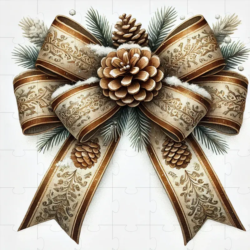 Vintage Watercolor Christmas Bow Designs