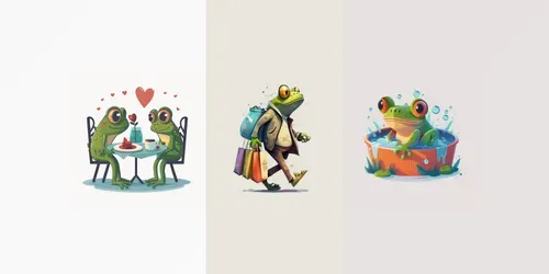 Illustrated Character Stories generated by midjourney