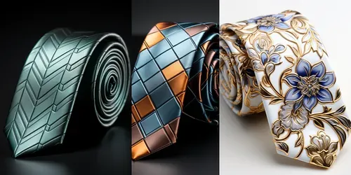 High End Mens Tie Designs generated by midjourney