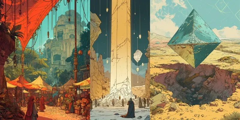 European Fantasy Comic Aesthetics generated by undefined