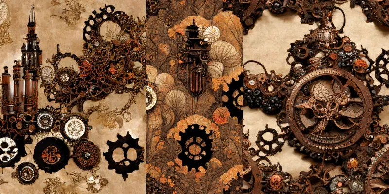 Steampunk Patterns generated by undefined