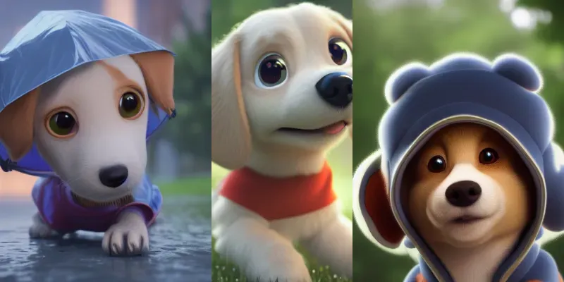 Cute Puppies generated by undefined