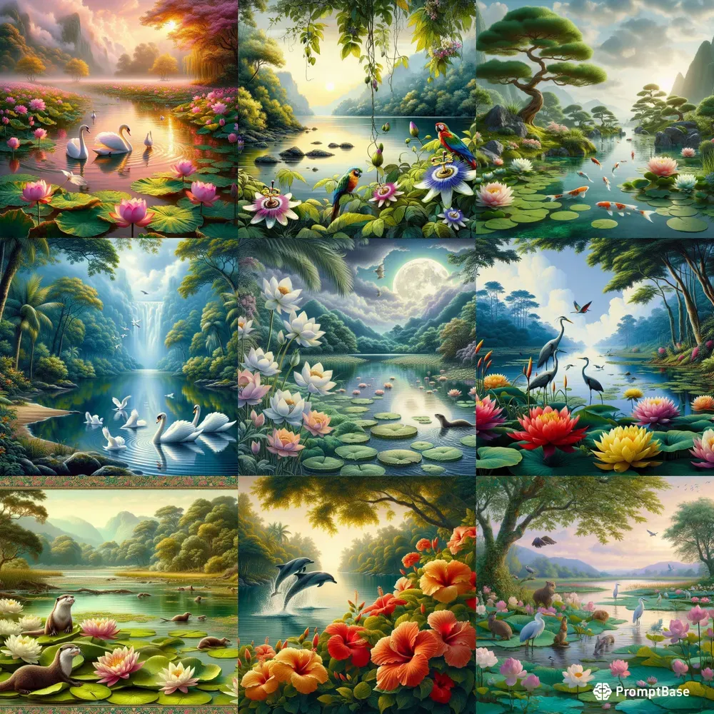 Natures Harmonies Canvases