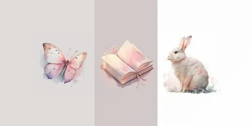 Watercolour Icon Designs generated by midjourney