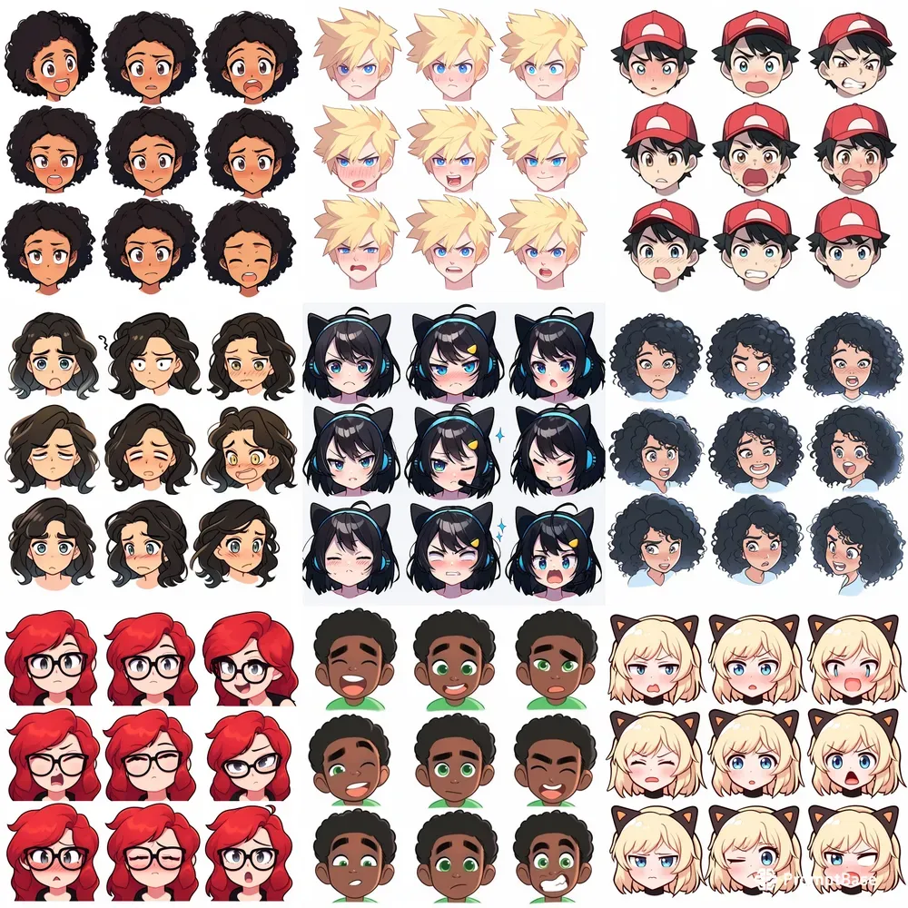 Custom Emotes - Anime Characters