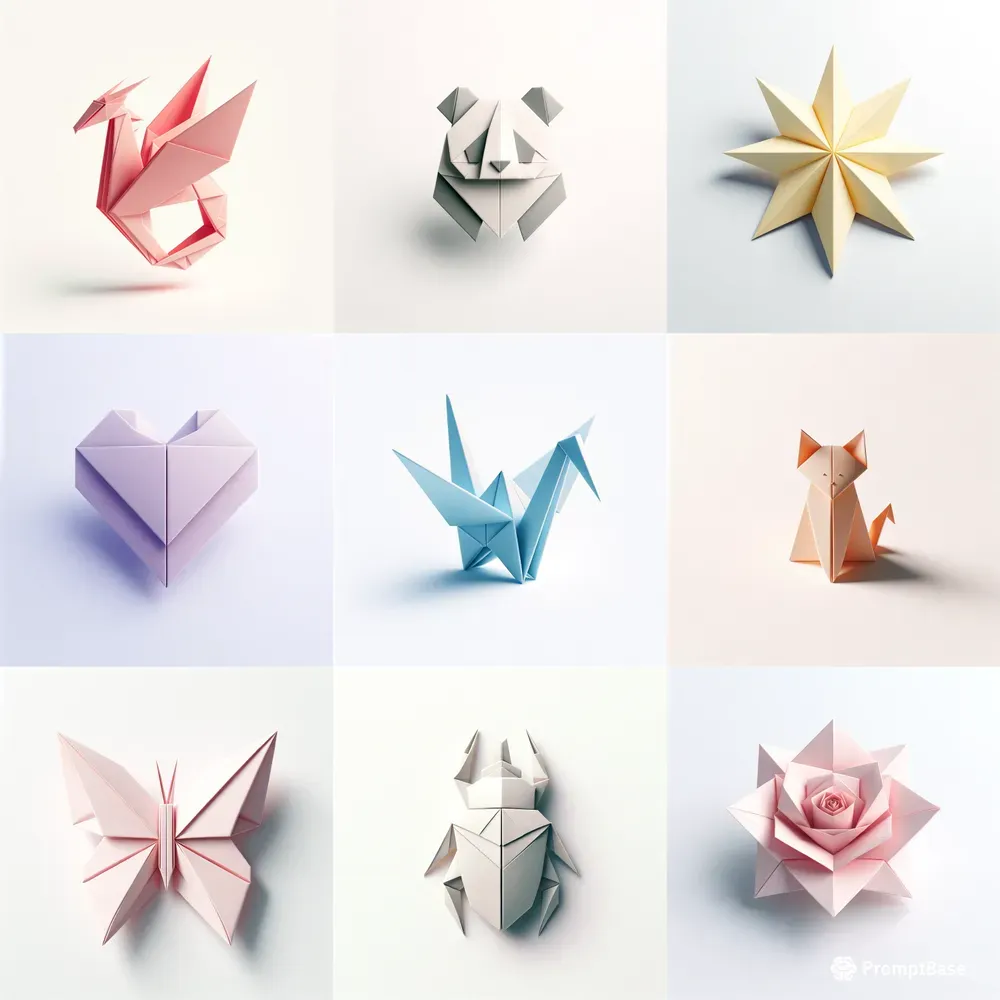 Elegant Origami Icons