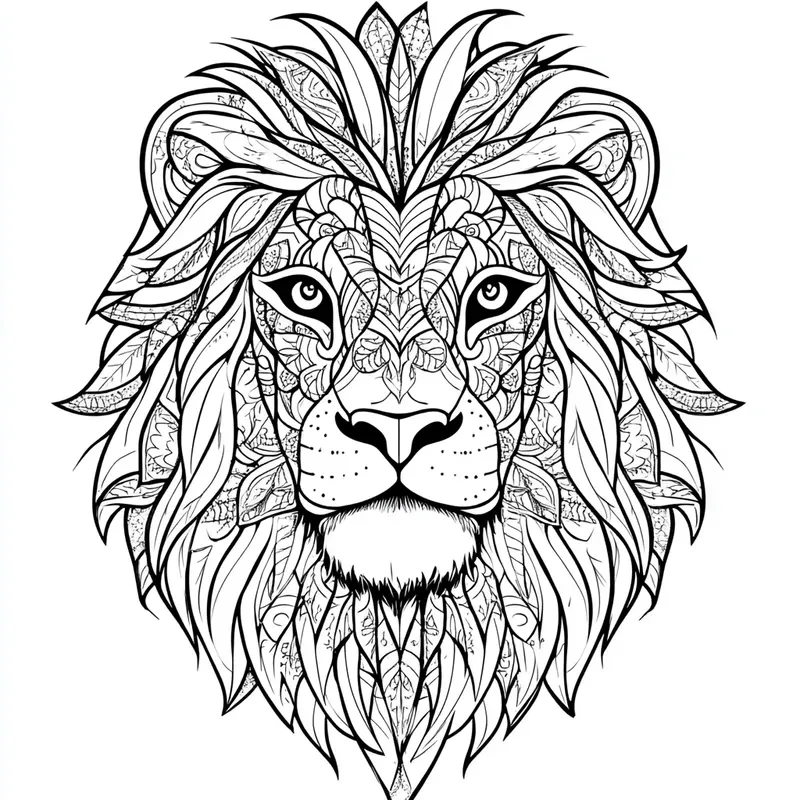 Mandala Animal Coloring Pages Intricate