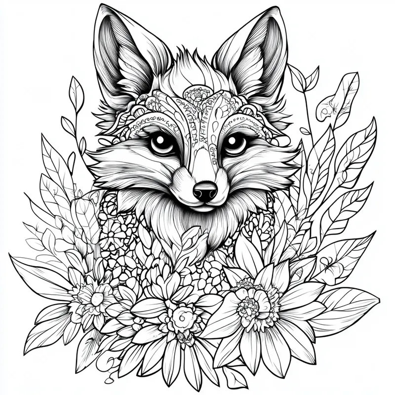 Mandala Animal Coloring Pages Intricate