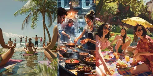Hyperrealistic Action Scenes generated by midjourney