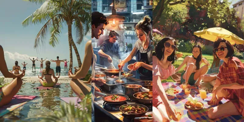 Hyperrealistic Action Scenes generated by undefined