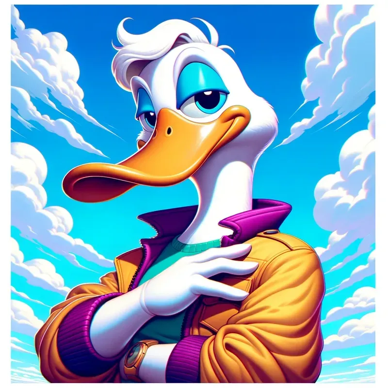 Vibrant 80s Style Cartoons