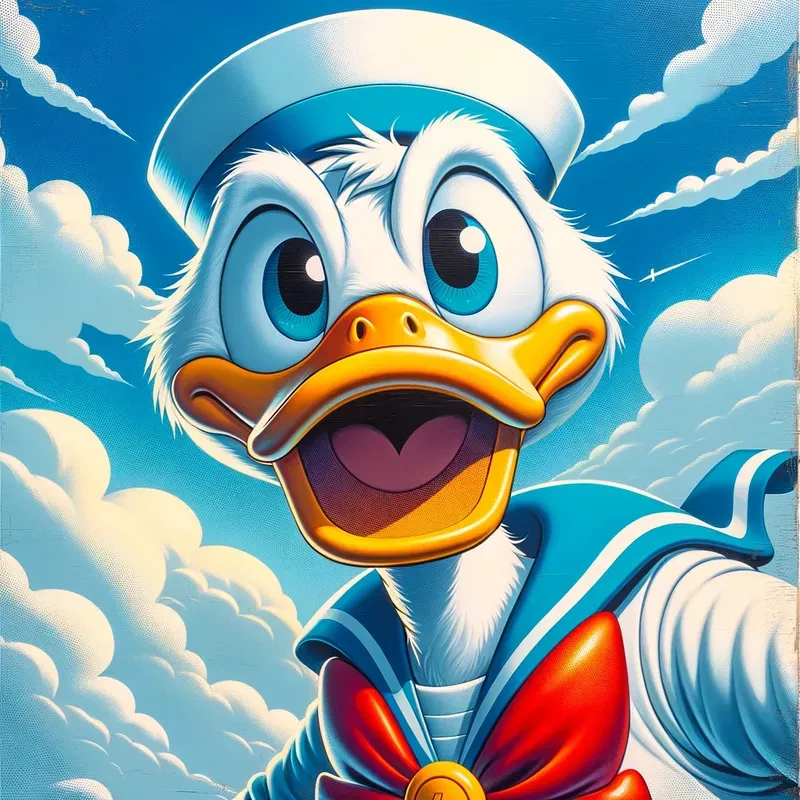 Vibrant 80s Style Cartoons
